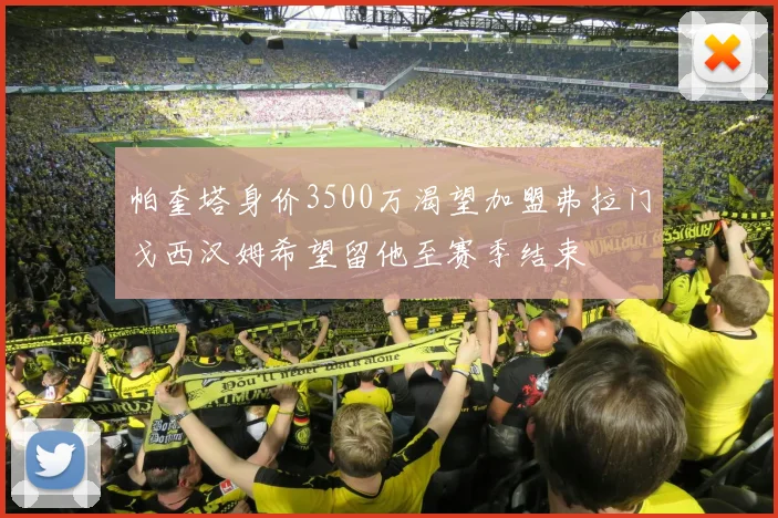 帕奎塔身价3500万渴望加盟弗拉门戈西汉姆希望留他至赛季结束